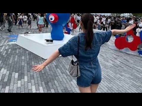 石川恋 弾丸で“駆け込み万博”へ!滞在わずか4時間!?もミャクミャクと同じポーズの満喫ショット披露「大屋根リングで世界一映える」