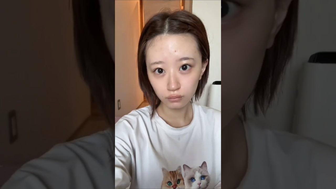 元NMB48 上西怜 すっぴんからメイク終わるまで💄