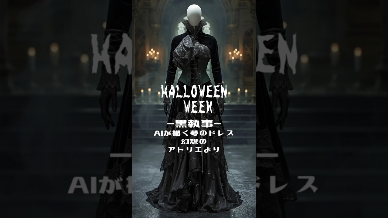 Halloween week🎃🕯〖黒執事〗👗夢のAIドレス #aiart