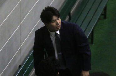 ジャイアンツ球場を訪問した馬場