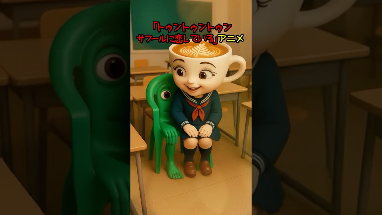イタリアンブレインロット曲アニメ「トゥントゥントゥンサフールに恋している」