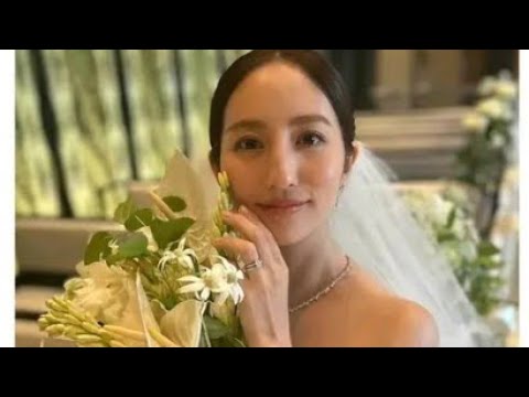 堀田茜「結婚式を挙げました」 夫も“チラリ”で「旦那様高身長!?」「上目遣いが尊い」とファン注目
