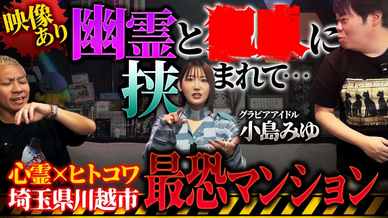 【小島みゆ】激ヤバ実体験‼️埼玉県の最恐マンションで●●と幽霊に挟まれて生活‼️【ナナフシギ】