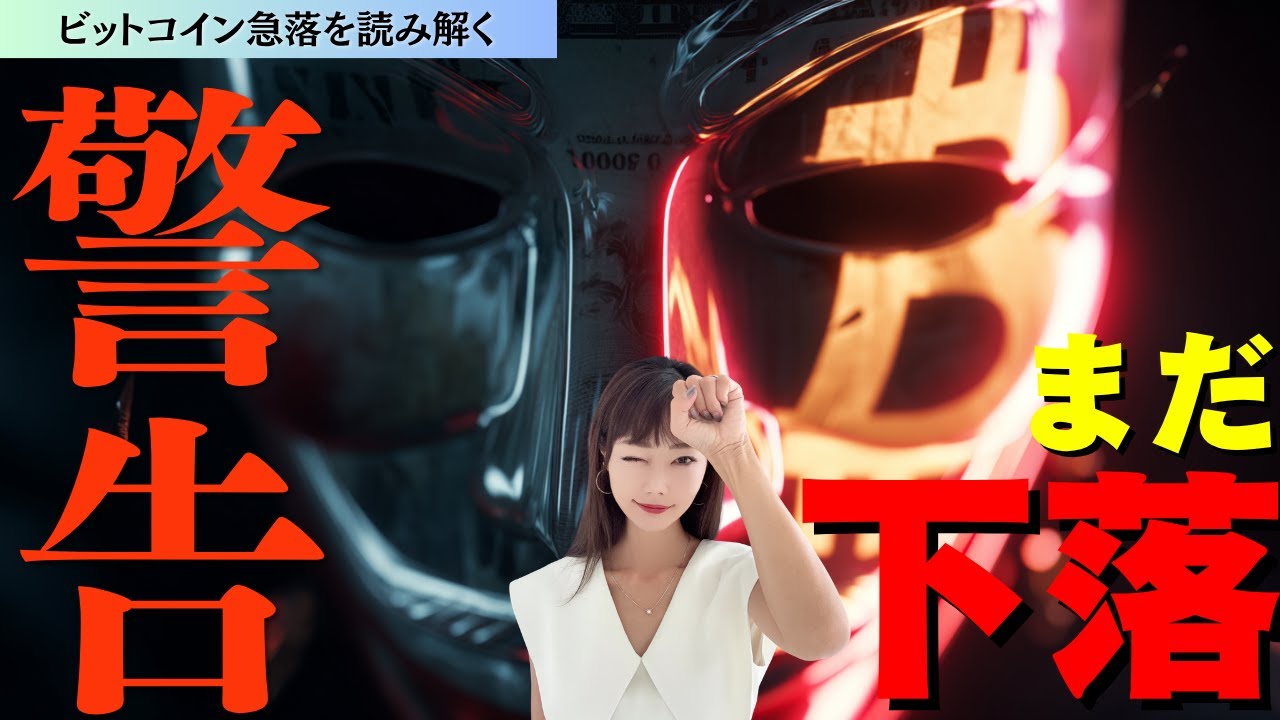 【ビットコイン】まだ下がります〜続落注意〜
