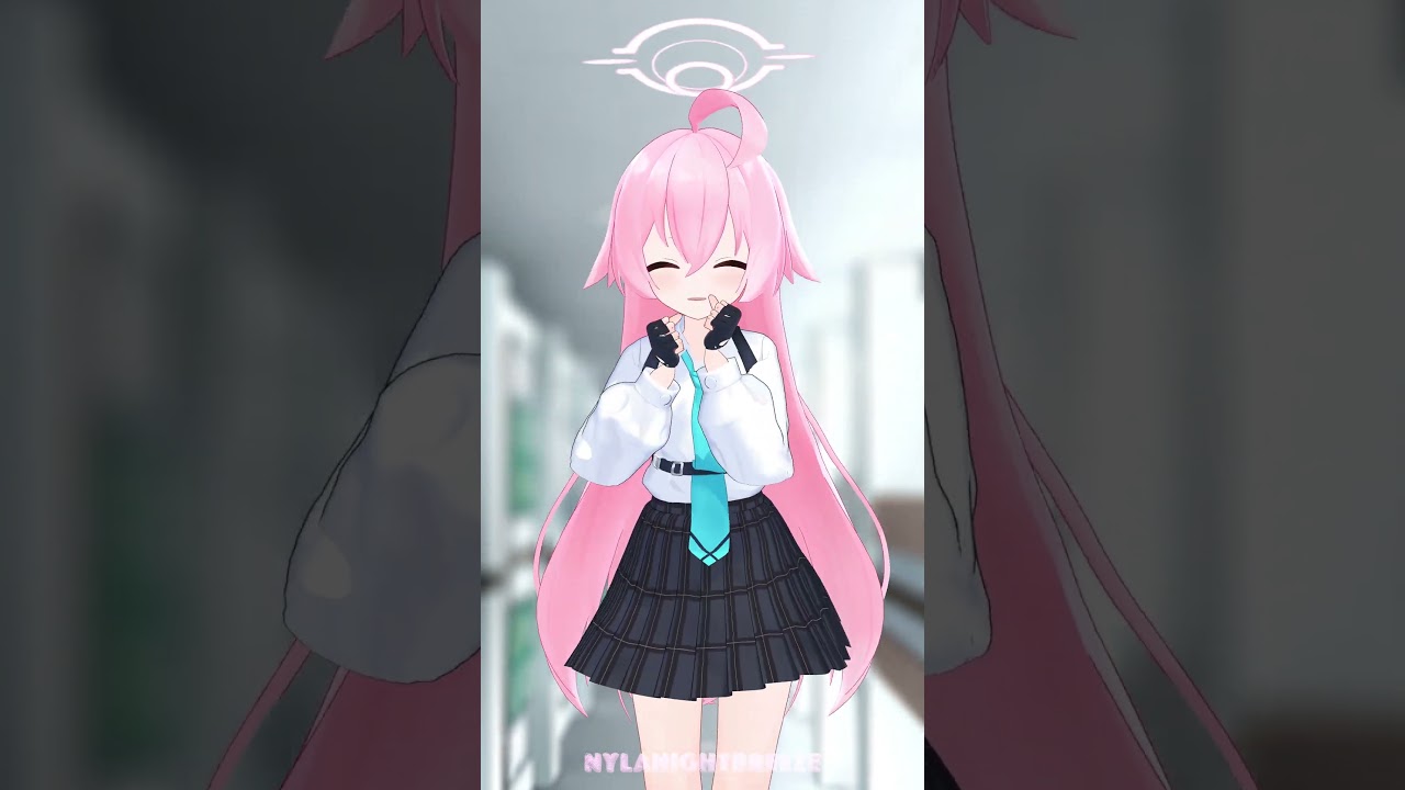 Hoshino アイドルはウーニャニャの件 The Idol is Unyanya | Blue Archive MMD #hoshino #bluearchiveglobal