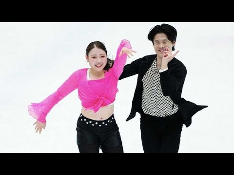 紀平梨花、アイスダンスデビュー戦で輝く⛸️✨ 観衆も魅了の“りかしん”コンビ