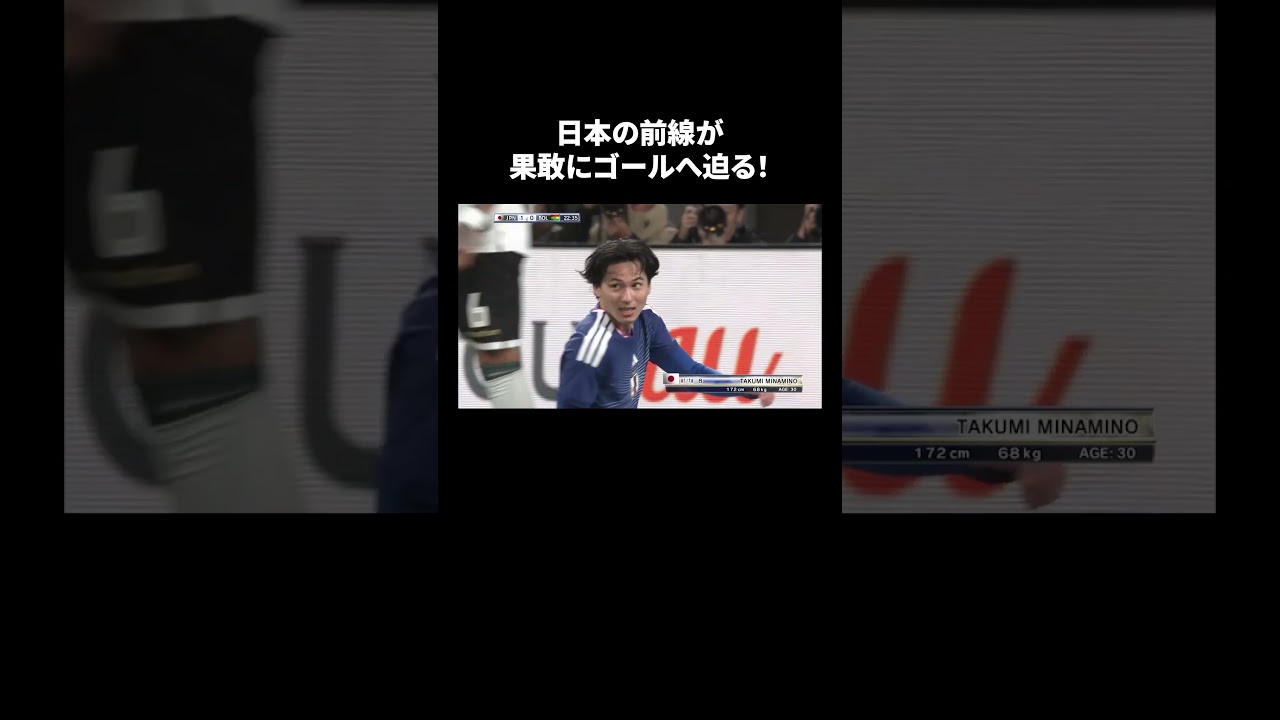 #小川航基 がクロスバーを叩き #南野拓実 もゴールに迫る!!