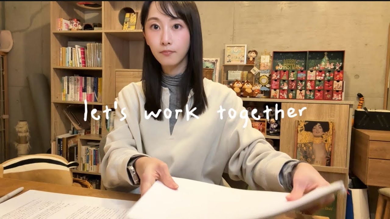 【作業用】猫と原稿作業してるだけの動画【松井玲奈】