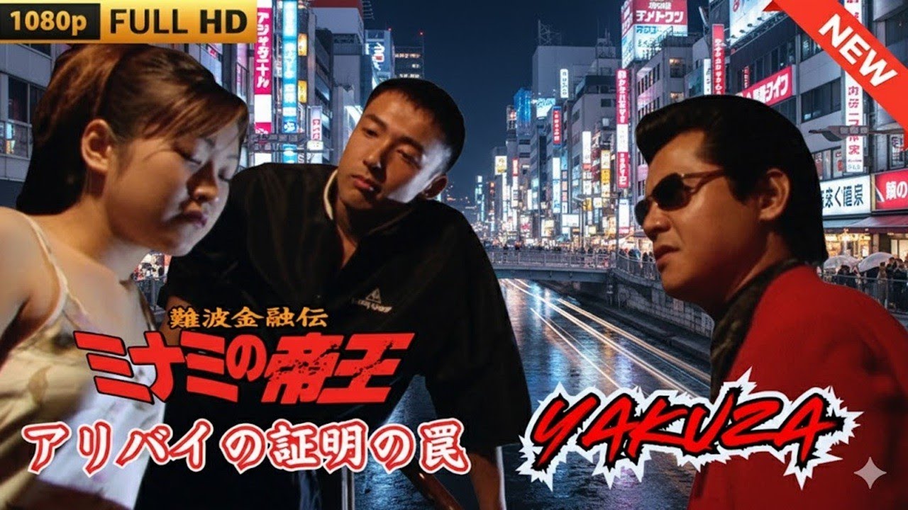 「ヤクザ映画」難波金融伝 ミナミの帝王 アリバイの証明の罠 ♥️ FULL HD