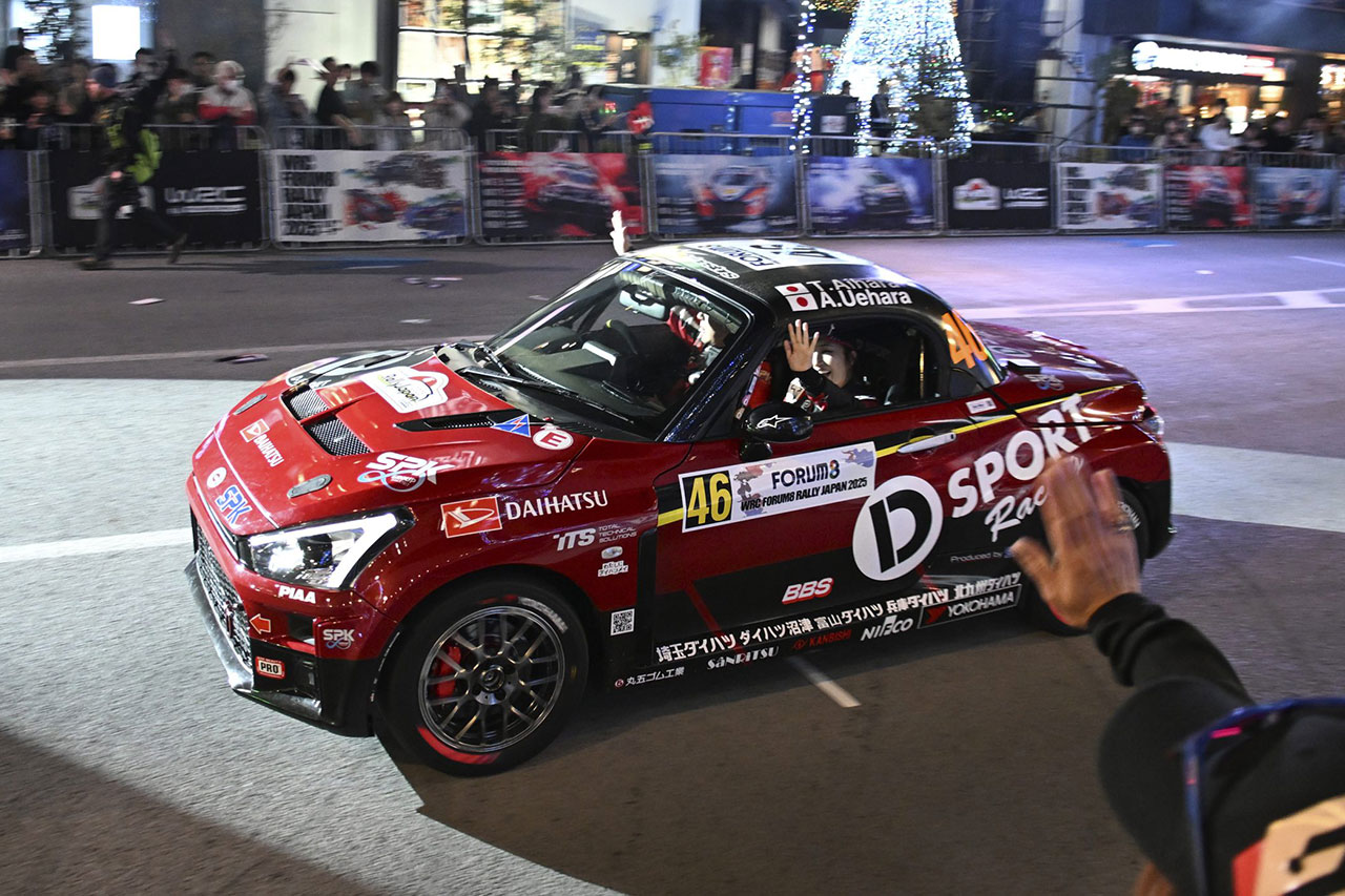 1リッターエンジン搭載のダイハツ・コペンでラリージャパンに挑むD-SPORT。次期FRコンセプトモデルの公開開発にも意欲 – autosport web D-SPORT Racing Teamのダイハツ・コペンGRスポーツ