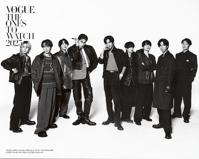 「THE ONES TO WATCH 2025」を受賞したSnow Man。