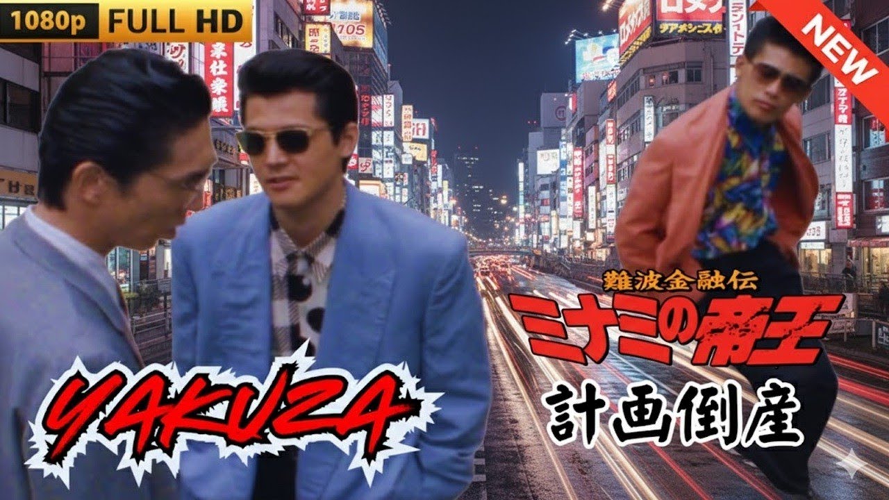 「ヤクザ映画」難波金融伝 ミナミの帝王 計画倒産 ♥️ FULL HD