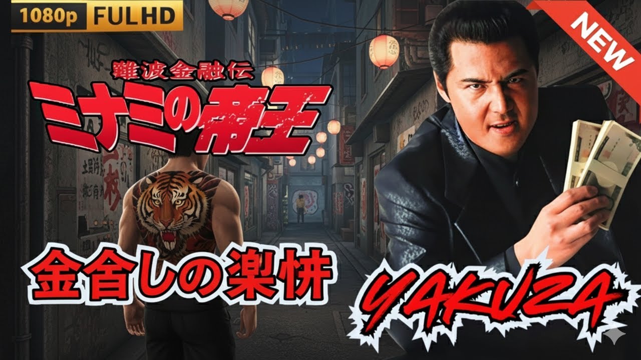 「ヤクザ映画」日本のヤクザ 🎬 難波金融伝 ミナミの帝王 金貸しの条件 🎬 ヤクザ映画最新 🎬 FULL HD 2025