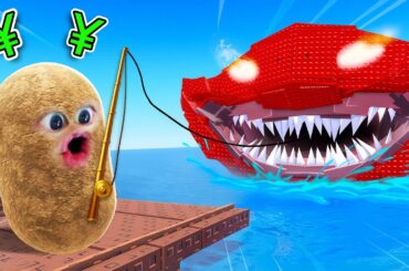 課金しまくって超激レア魚を釣り上げるロブロックス (Roblox)