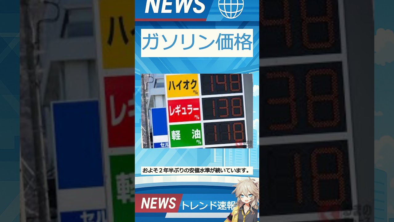 【速報】「ガソリン価格」が話題!