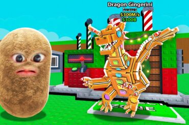 新しい超激レアのクリスマスドラゴンを盗むロブロックス (Roblox)