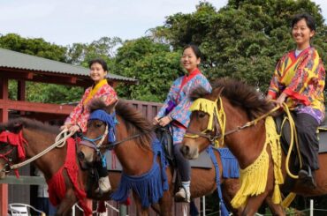 ウマ年、夢へ「馬」っしぐら　琉球競馬へ子どもたち練習　沖縄