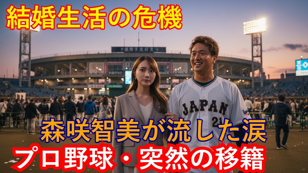 【森咲智美】プロ野球選手の夫が電撃移籍!元グラドル妻の沈黙破る「そんなに急に…」在阪球団移籍の裏側と意外な本音を独占公開