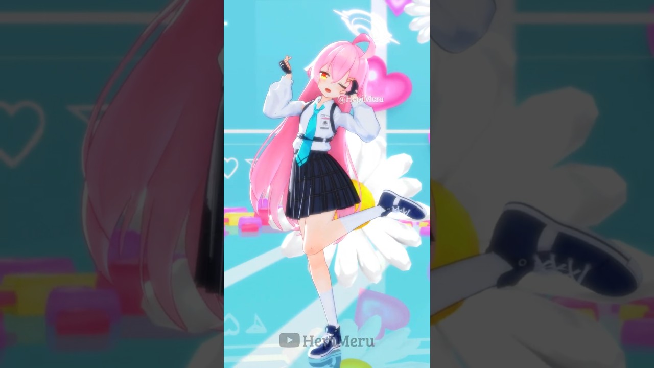 【Blue Archive MMD】あいあいあいあい♡あいらぶゆー【Takanashi Hoshino | 小鳥遊ホシノ】#ブルアカ #블루아카이브 #takanashihoshino #小鳥遊ホシノ