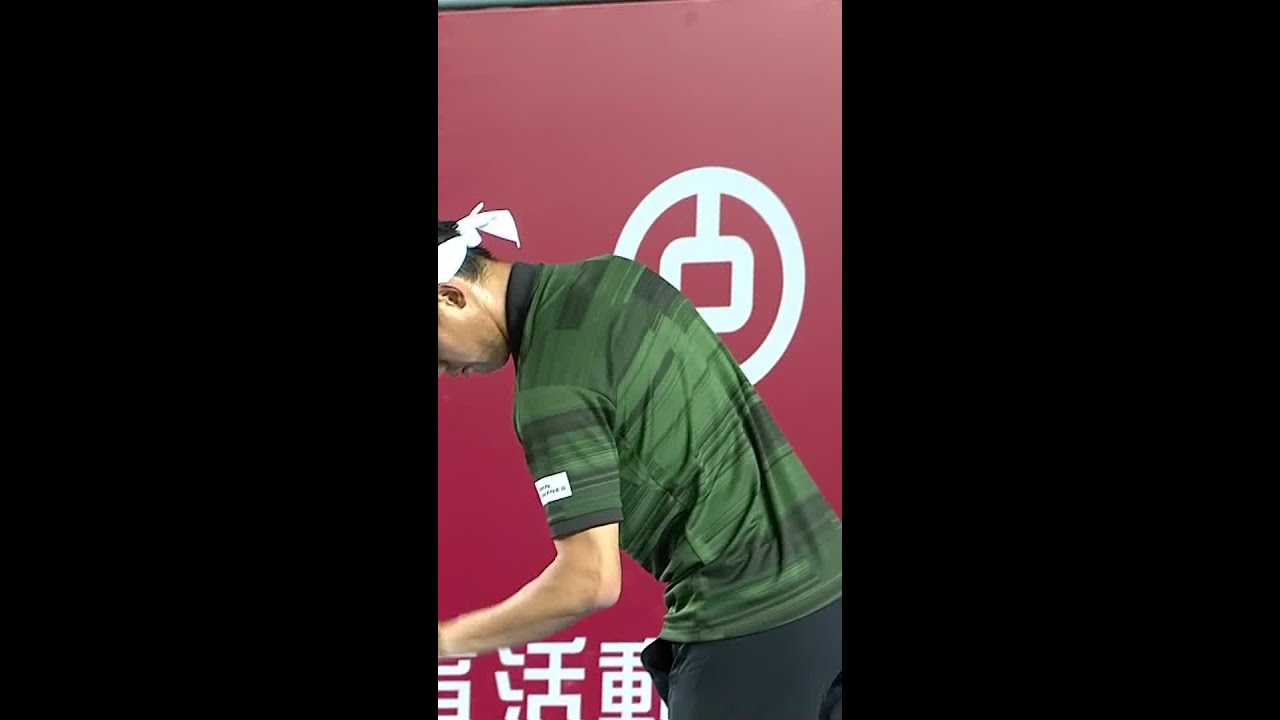 【最後はライジングで、バックのストレートに決める】錦織圭 vs カレン・ハチャノフ