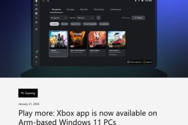 スナドラWindows 11でフォトナが動くぞ！Xboxアプリ提供開始、Game Passの85%が動作 - PC Watch