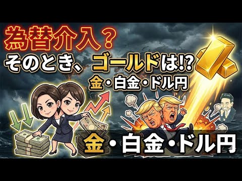 【金投資】NY連銀レートチェックの衝撃…為替介入でゴールドはどう動く?テクニカル8割で読み解く「買い時」の真実