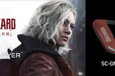 血のような赤に包まれた「バイオハザード レクイエム」コラボのネックバンドスピーカーが2月下旬に発売