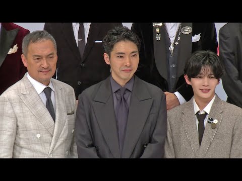 柄本佑、共演の豪華キャストは「クセがスゴイ」(映画「木挽町のあだ討ち」完成披露舞台あいさつ/柄本佑 渡辺謙 長尾謙杜 北村一輝)