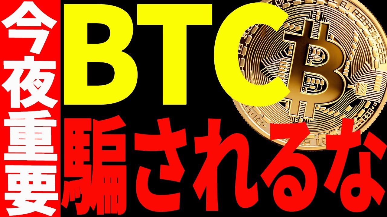 ビットコイン超重要局面!今後の値動きに騙されない為にこれを必ず見て!【仮想通貨】