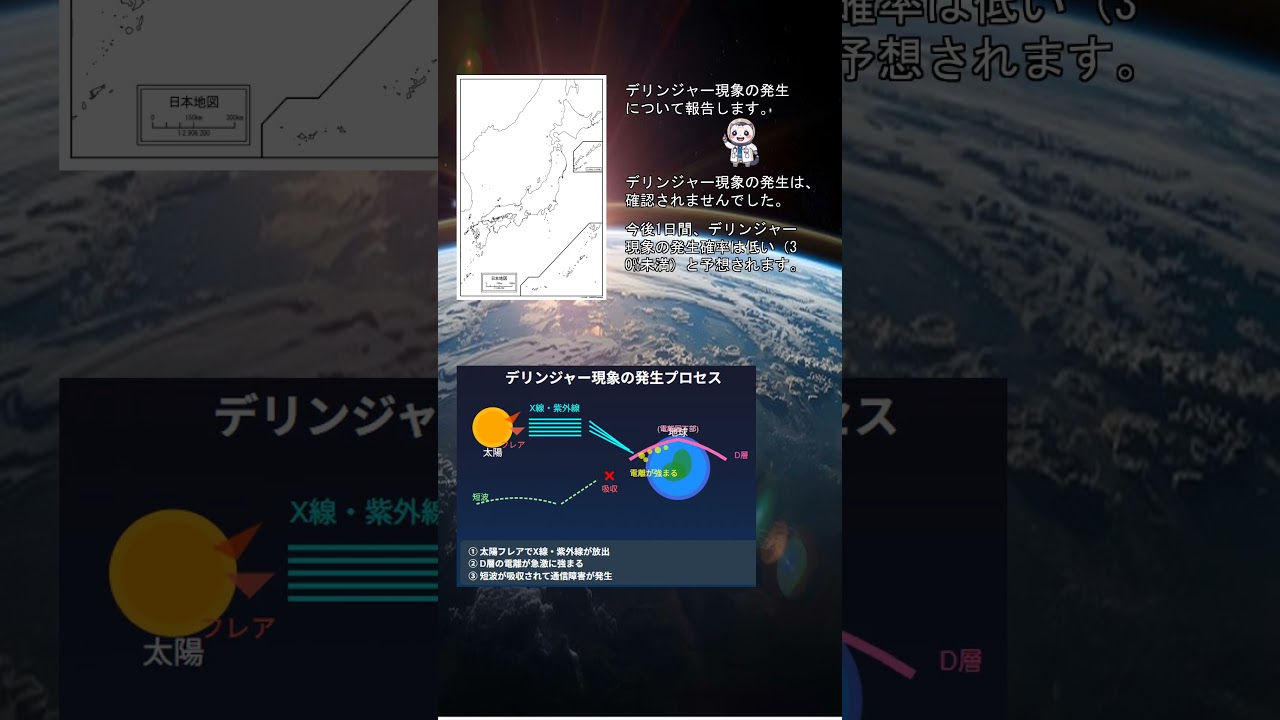 宇宙天気予報 GPSや電波への影響は?【2026年01月29日 版】