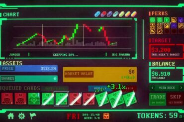 ローグライク株取引ゲーム『Insider Trading』2月18日配信へ。利確かもっと欲張るか、操作した市場に翻弄されるヒリつきデッキビルダー - AUTOMATON