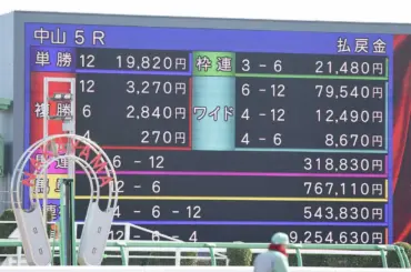 【中山5R・新馬戦】出た出た！3連単925万4630円！　16番人気→15番人気決着の大波乱 - スポニチ Sponichi Annex ギャンブル