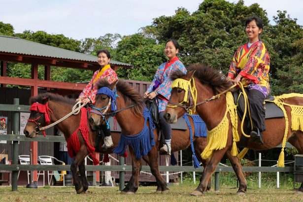 ウマ年、夢へ「馬」っしぐら 琉球競馬へ子どもたち練習 沖縄・南城