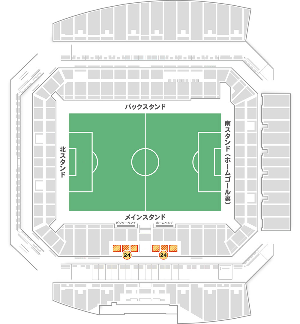 スタジアム座席図