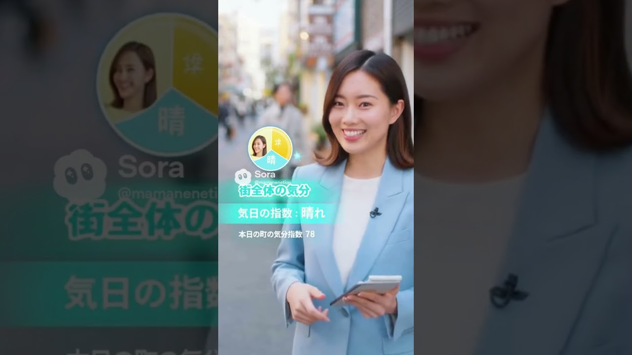 21th ある?ない??|気分天気予報士☀ 笑える架空の仕事であり、個人や街全体の「今日の気分」を晴れ・曇り・にわか不安などで予報する仕事である。