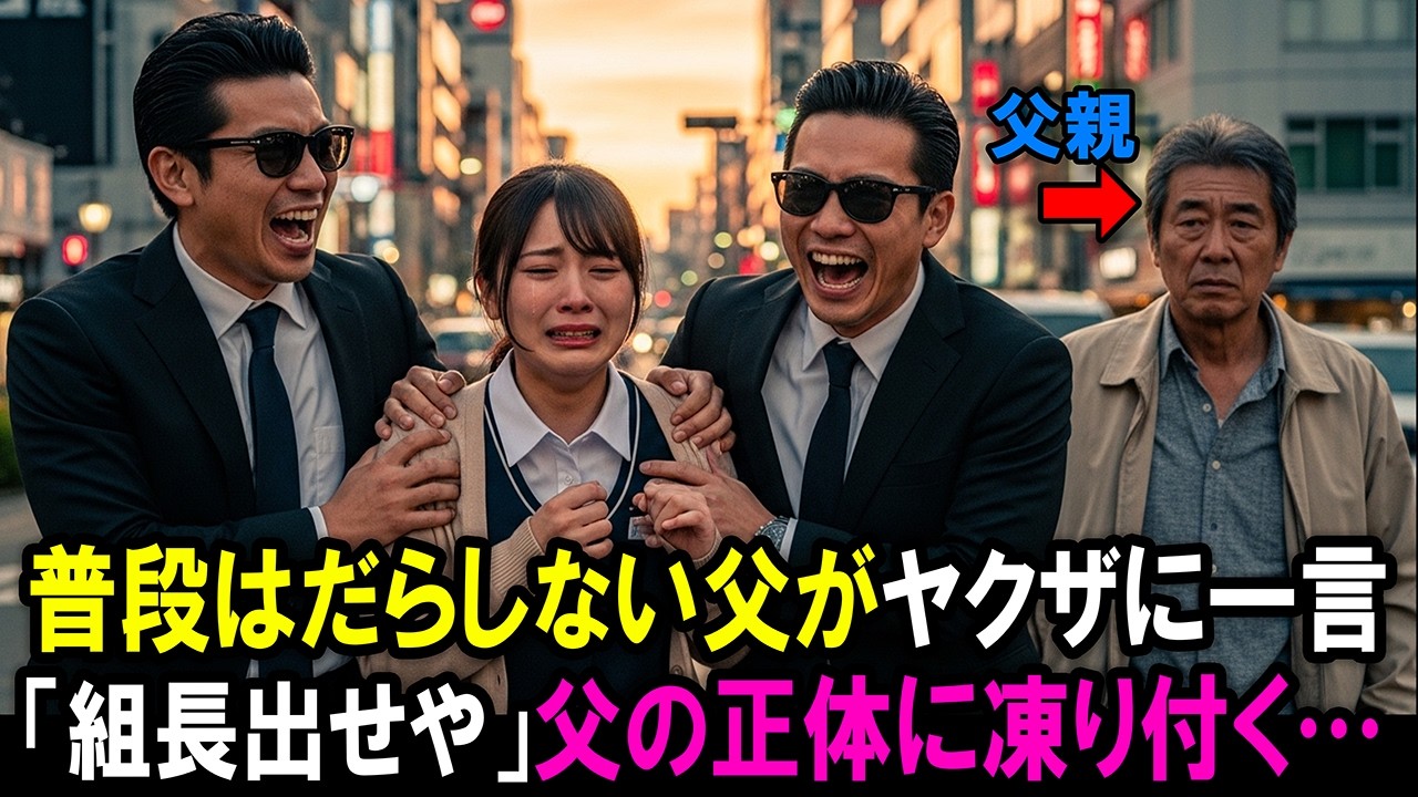 「組長出せや」普段はだらしない父がヤクザに一言。父の正体を知った瞬間ヤクザたちが凍り付いた。