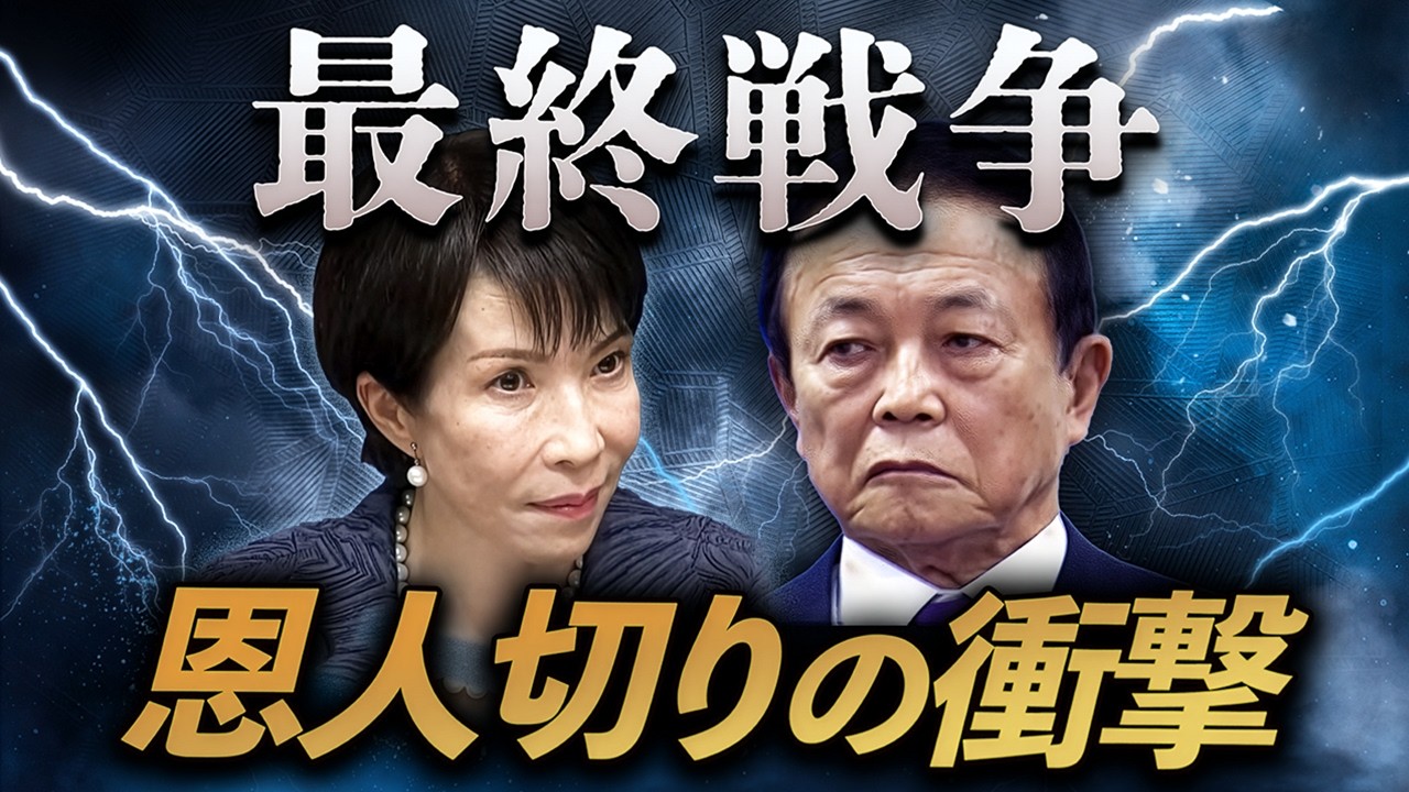 高市vs麻生、最終戦争へ🔥衆院議長を打診😱「恩人切り」の衝撃 高市vs麻生、最終戦争へ🔥衆院議長を打診😱「恩人切り」の衝撃
