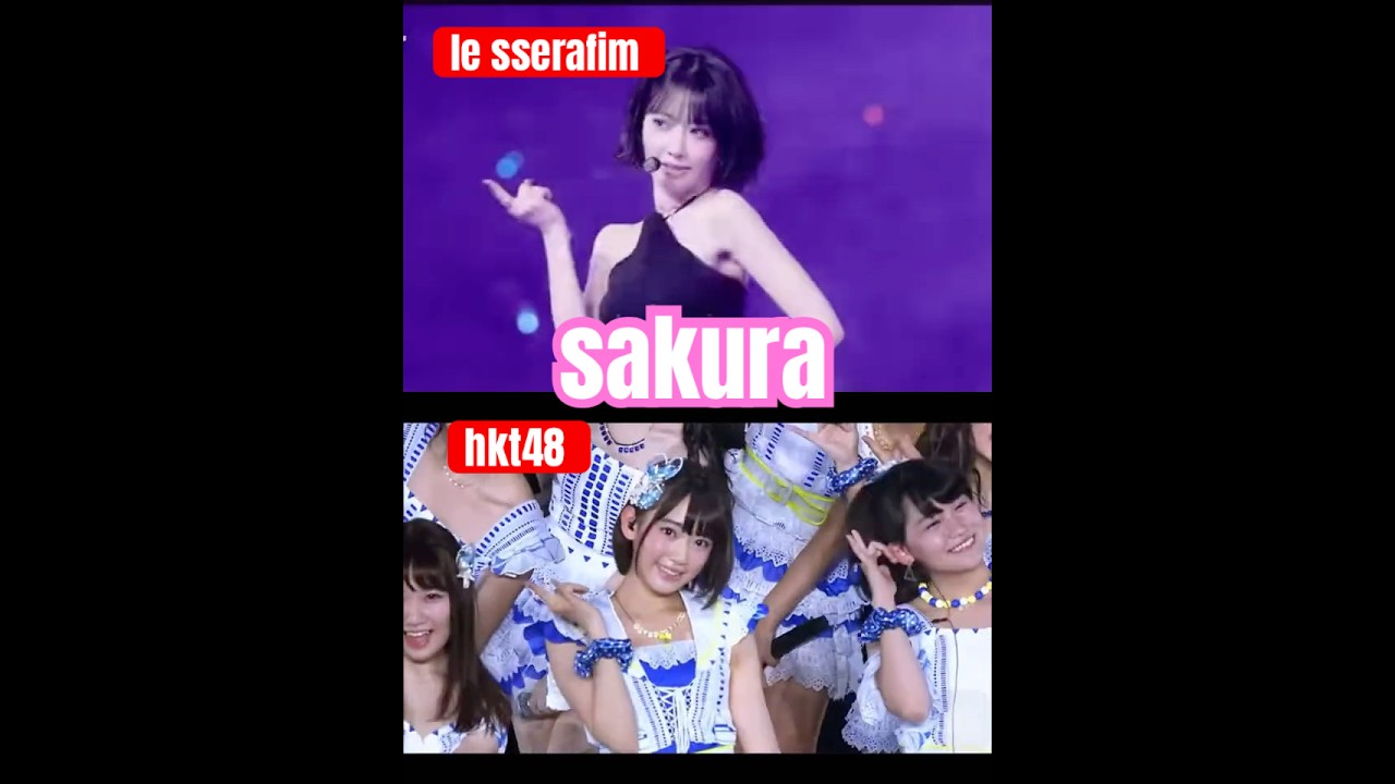 le sserafim sakura hkt48 宮脇咲良