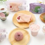 セブン-イレブン「桜・苺・抹茶スイーツ」さくらと宇治抹茶パフェ＆さくらクリーム入り苺クレープ – ファッションプレス
