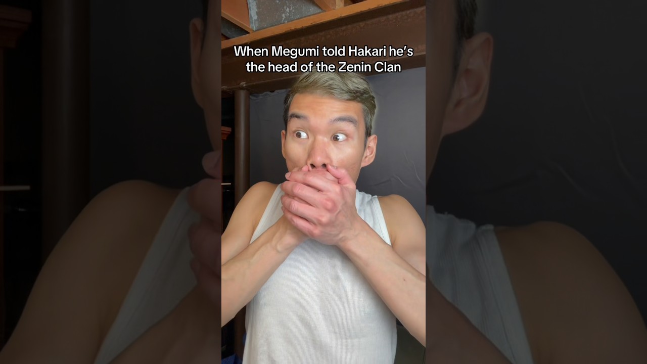 WHEN MEGUMI TOLD HAKARI HE’S THE HEAD OF THE ZENIN CLAN‼️ #anime #shorts