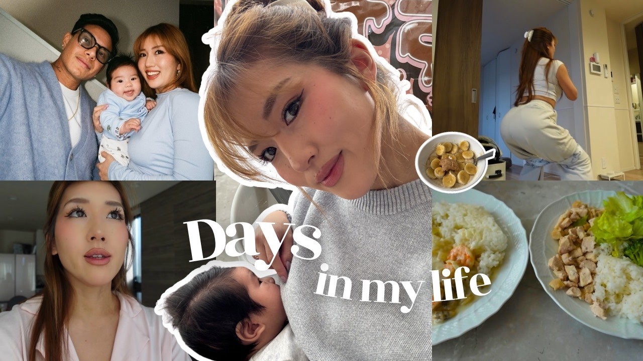【子育て奮闘中】元ビキニチャンピオンの1日vlog!育児・筋トレ・食事を両立するリアルなルーティン。