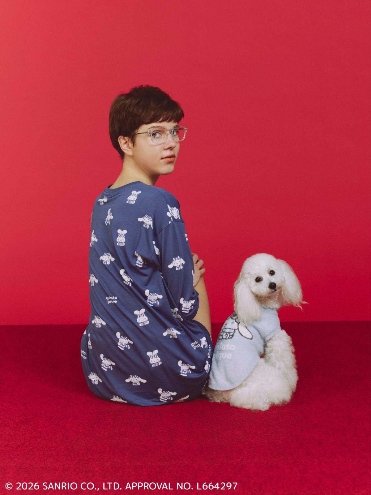 【レディース】 総柄ロングTシャツ 5,830円 【キャット＆ドッグ】 スムーズィープルオーバー 5,940円