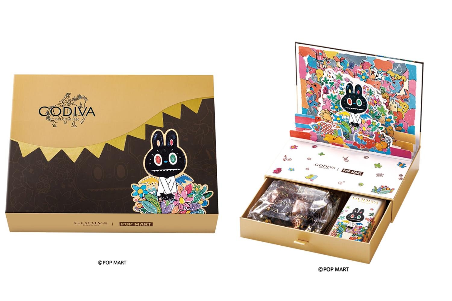 「ゴディバ × ラブブ チョコレート ポップアップボックス」3,888円