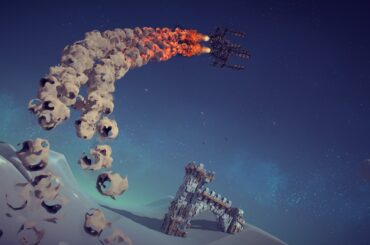 人気兵器サンドボックス『Besiege』の新DLC発表、舞台はとうとう「宇宙」に。“重力利用加速”も可能、しかしときには耐えきれず爆散 - AUTOMATON