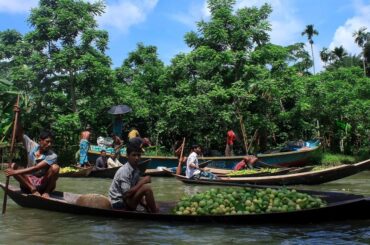 ガンジス川デルタ地帯の都市バリサルは観光客が訪れていない名所のひとつだ/Muhammad Amdad Hossain/Amazing Aerial/Alamy Stock Photo