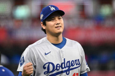 日本早朝…大谷長女の“写り込み”に騒然「撮ってるの真美子さん？」　全額寄付の愛犬本が日米話題