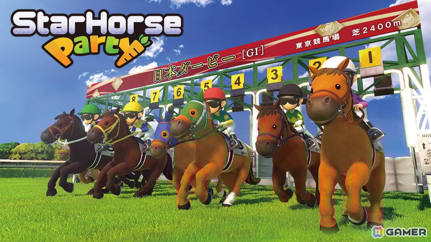 「StarHorse」シリーズの世界が遊びやすくカジュアルに！ファミリー向け競馬メダルゲーム「StarHorseParty」が稼働の画像