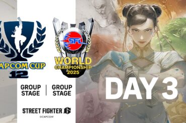 【日本語実況】「CAPCOM CUP 12」GROUP STAGE - PHASE 2 / 「ストリートファイターリーグ: ワールドチャンピオンシップ 2025」GROUP STAGE Day1