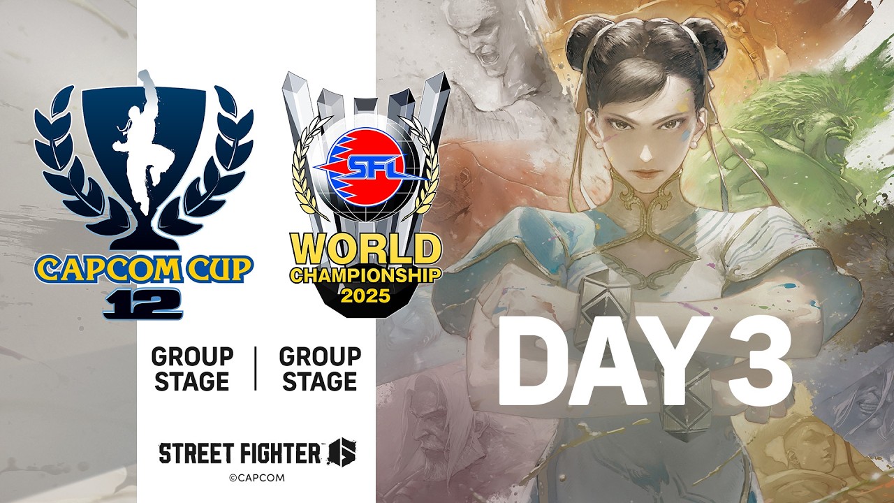 【日本語実況】「CAPCOM CUP 12」GROUP STAGE – PHASE 2 / 「ストリートファイターリーグ: ワールドチャンピオンシップ 2025」GROUP STAGE Day1 【日本語実況】「CAPCOM CUP 12」GROUP STAGE - PHASE 2 / 「ストリートファイターリーグ: ワールドチャンピオンシップ 2025」GROUP STAGE Day1