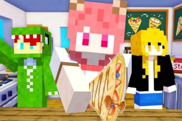 クレープ屋さんごっこ【マインクラフト】